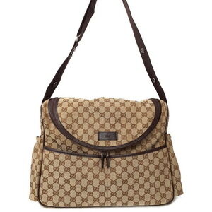 GUCCI GG Canvas Diaper Bag Shoulder
